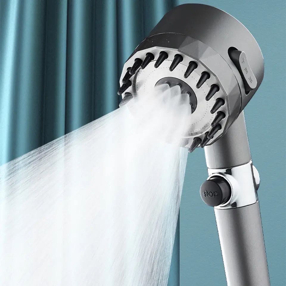 Turbocharged Shower Head, 3 Mode High Pressure Shower Head, Portable Filter Rainfall Faucet Tap, Water Booster Shower Head, Massage Shower Head with Filter, Adjustable High Water Pressure, Multifunctional Water Pressure Up Shower Head, Horrow Shower Head Turbocharged Shower Head, 3 Mode High Pressure Shower Head, Portable Filter Rainfall Faucet Tap, Water Booster Shower Head, Massage Shower Head with Filter, Adjustable High Water Pressure, Multifunctional Water Pressure Up Shower Head, Horrow Shower Head